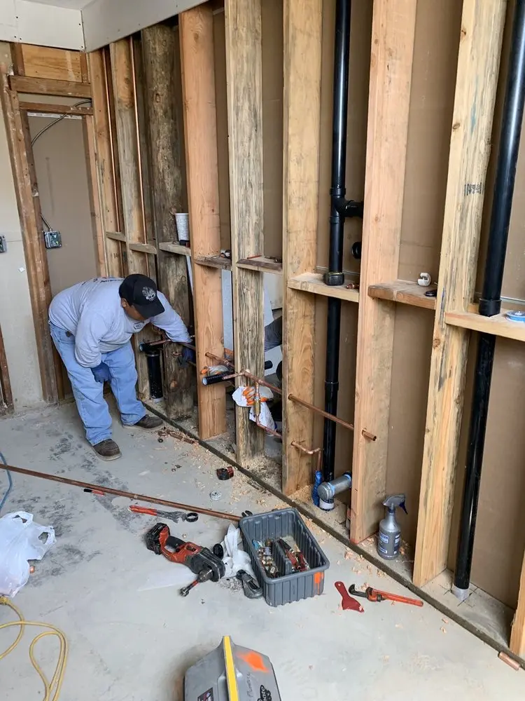 Commercial rough-in plumbing for Water Heater Replacement in Luray